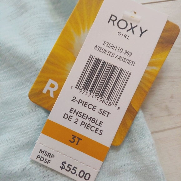 ROXY NEW Knot Top & French Terry Shorts - Picture 9 of 10